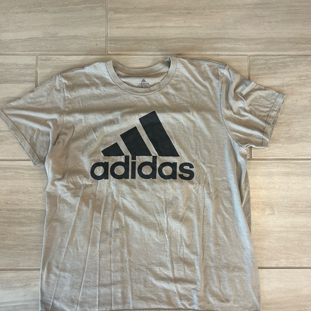 Adidas Women's Gray Short Sleeve Tee